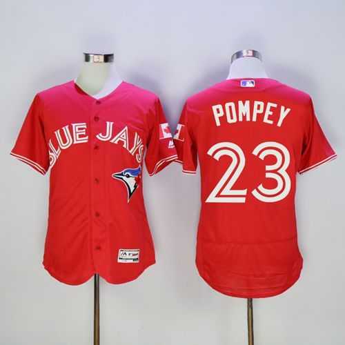 Toronto Blue Jays #23 Dalton Pompey Red 2016 Flexbase Collection Canada Day Stitched Jersey,We sell and wholesale Toronto Blue Jays #23 Dalton Pompey Red 2016 Flexbase Collection Canada Day Stitched Jersey on line form chian!